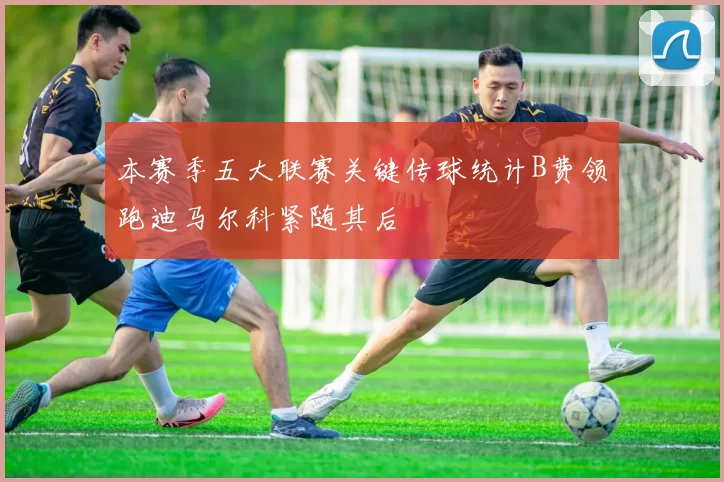 本赛季五大联赛关键传球统计B费领跑迪马尔科紧随其后