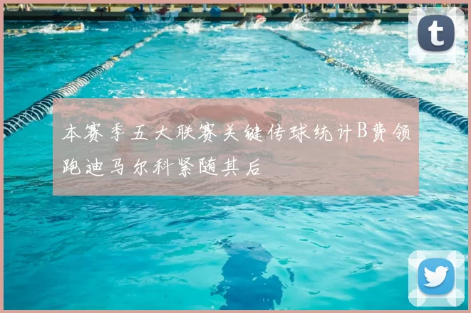 本赛季五大联赛关键传球统计B费领跑迪马尔科紧随其后